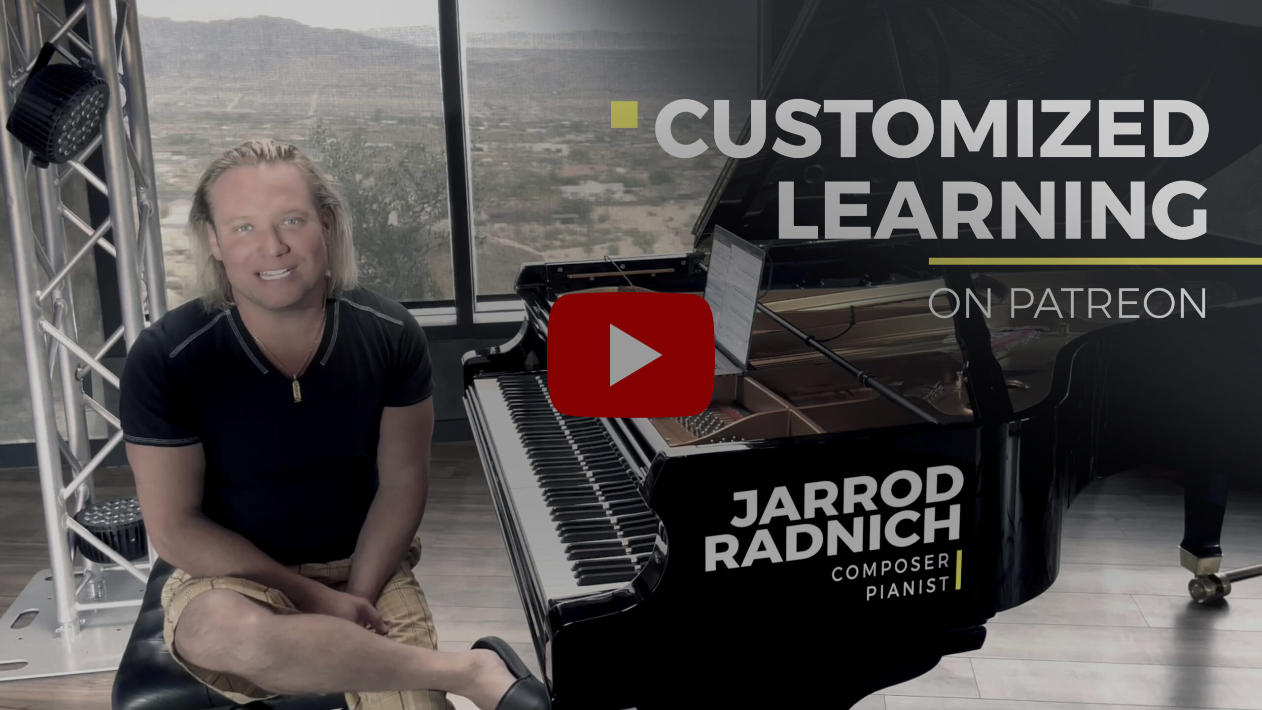 Jarrod Radnich launches NEW Patreon Channel for Piano/Music Education
