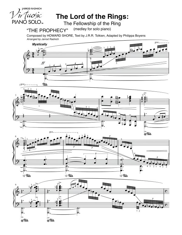 The Lord of the Rings: The Fellowship of the Ring (Medley)