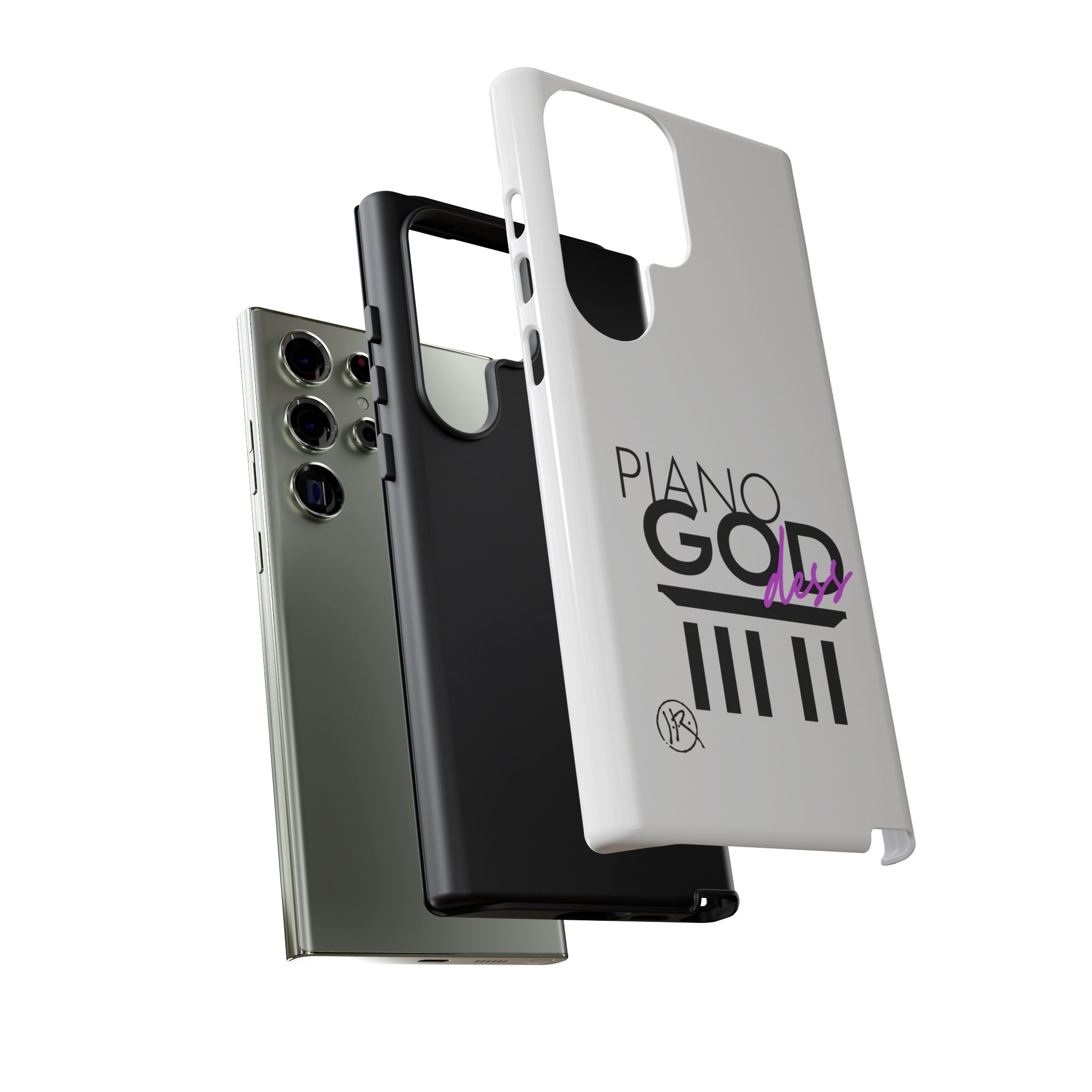 'Piano Goddess'—Tough Phone Case - Image 73
