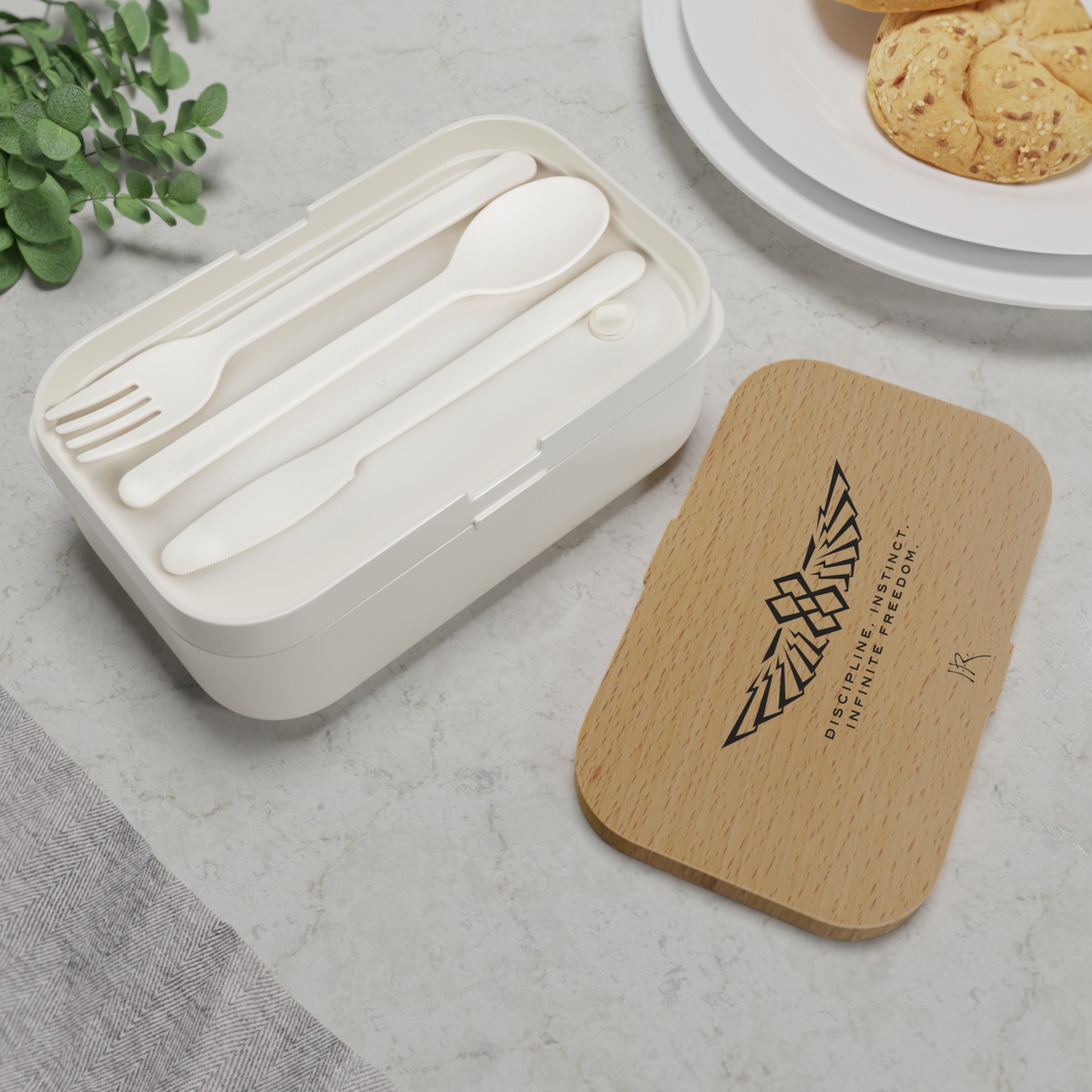 "INFINITE 88" WINGS—Bento Lunch Box—JR Engraved: "Discipline, Instinct, Infinite Freedom" - Image 4