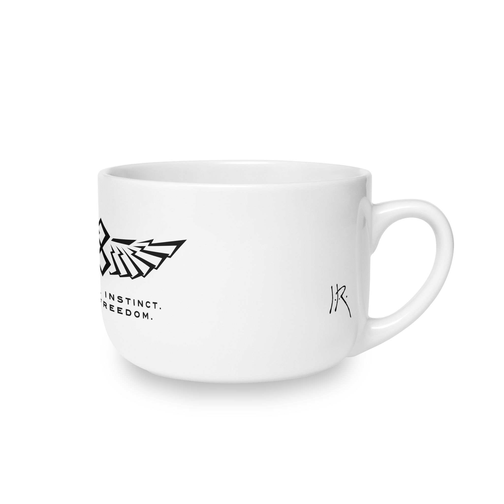 "INFINITE 88" WINGS—JR Signature Latte Mug - Image 4