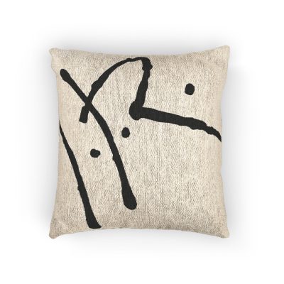 Modern Minimalist JR Signature Woven Pillow