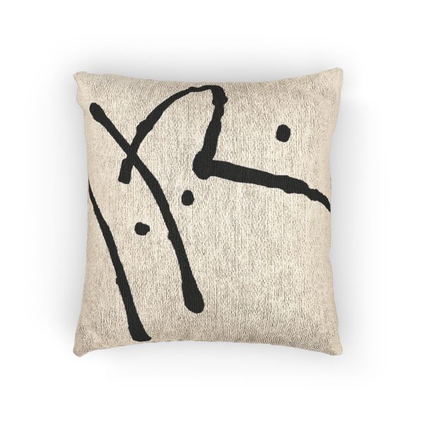Modern Minimalist JR Signature Woven Pillow