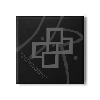 "INFINITE 88"—JR Signature Ceramic Coaster