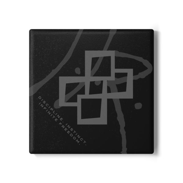 "INFINITE 88"—JR Signature Ceramic Coaster