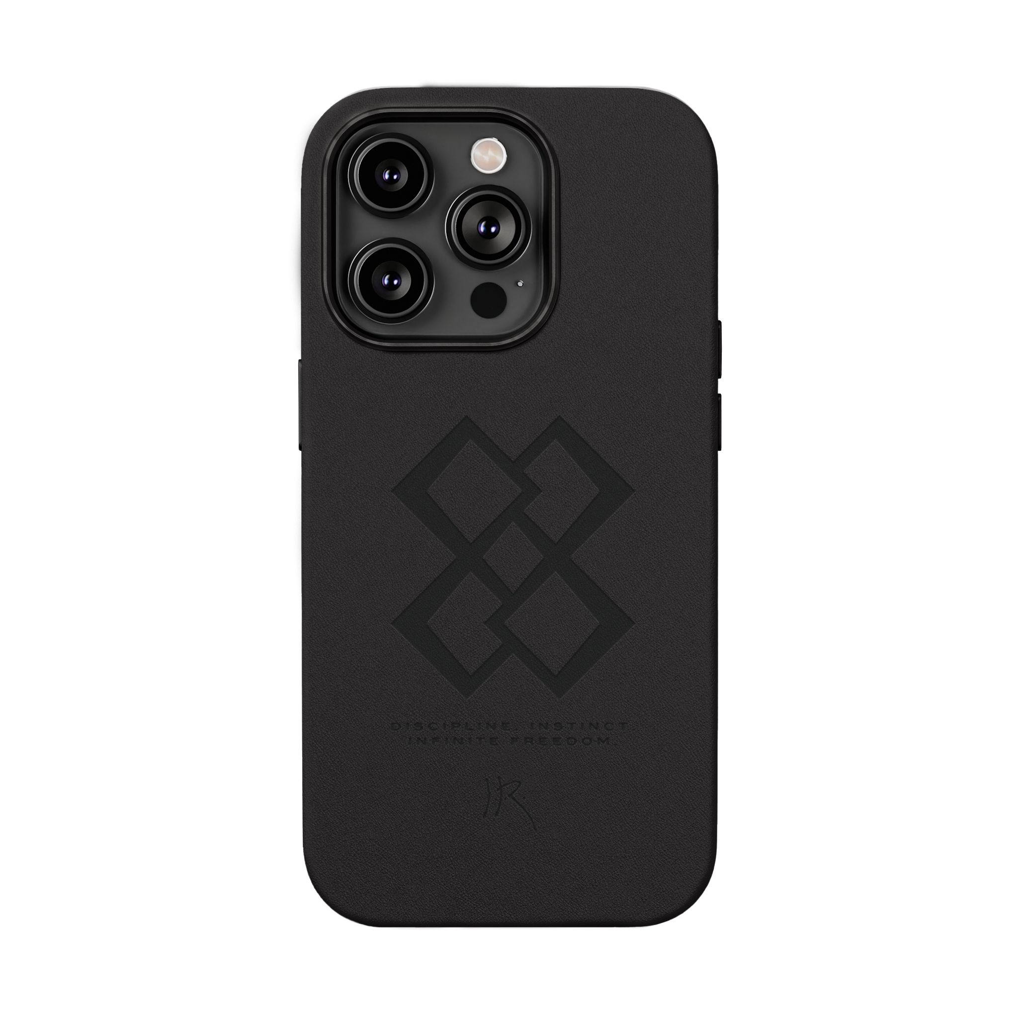 "INFINITE 88" JR Engraved PU Leather iPhone Case - Image 9