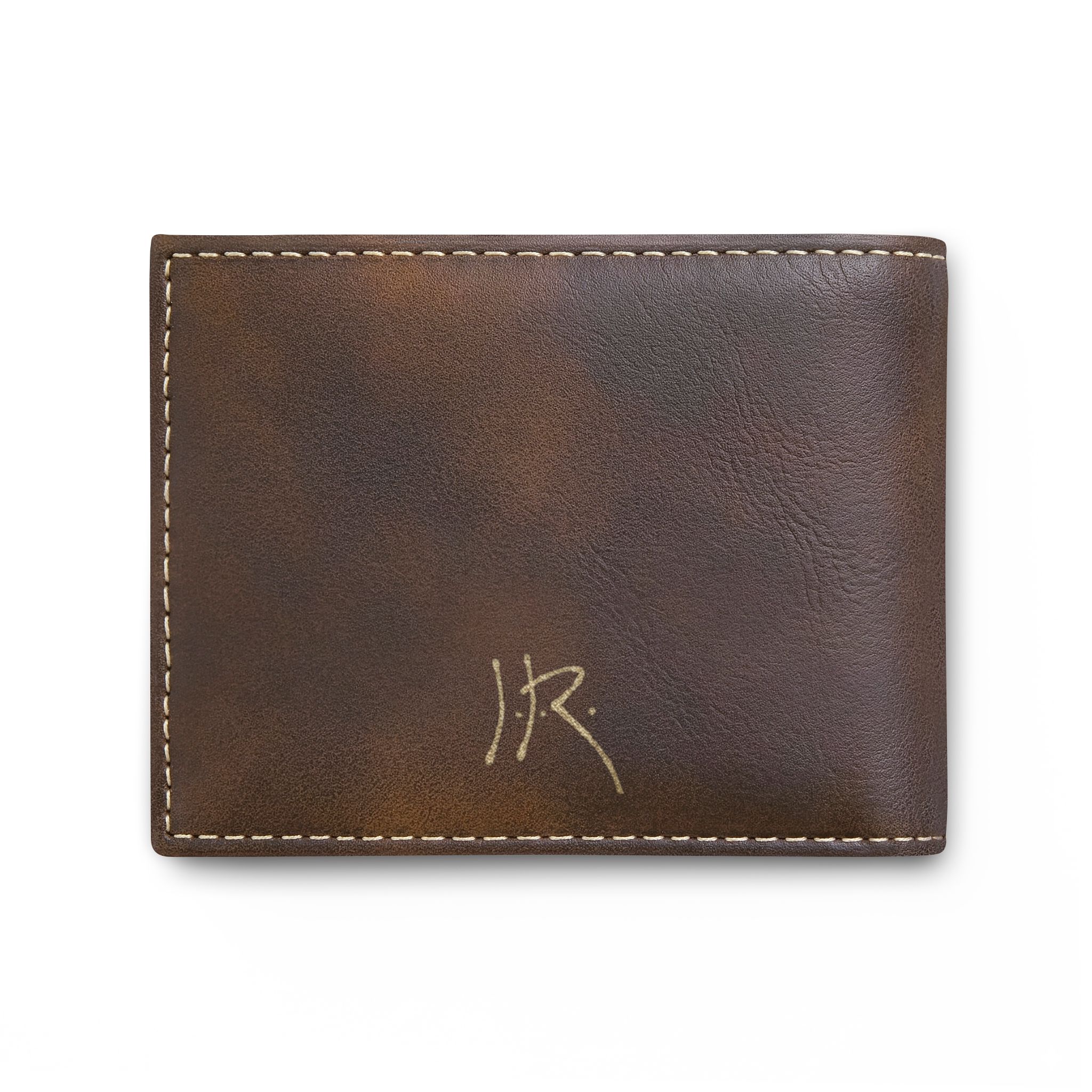 "INFINITE 88" WINGS—JR Signature Gold or Silver Engraved Vegan Leather-style Wallet - Image 10