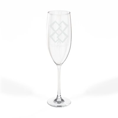 Engraved 8oz Champagne Flute – Elegant Wedding & Celebration Glass