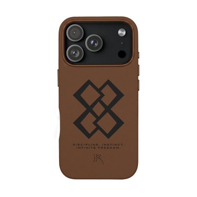 "INFINITE 88" JR Engraved PU Leather iPhone Case