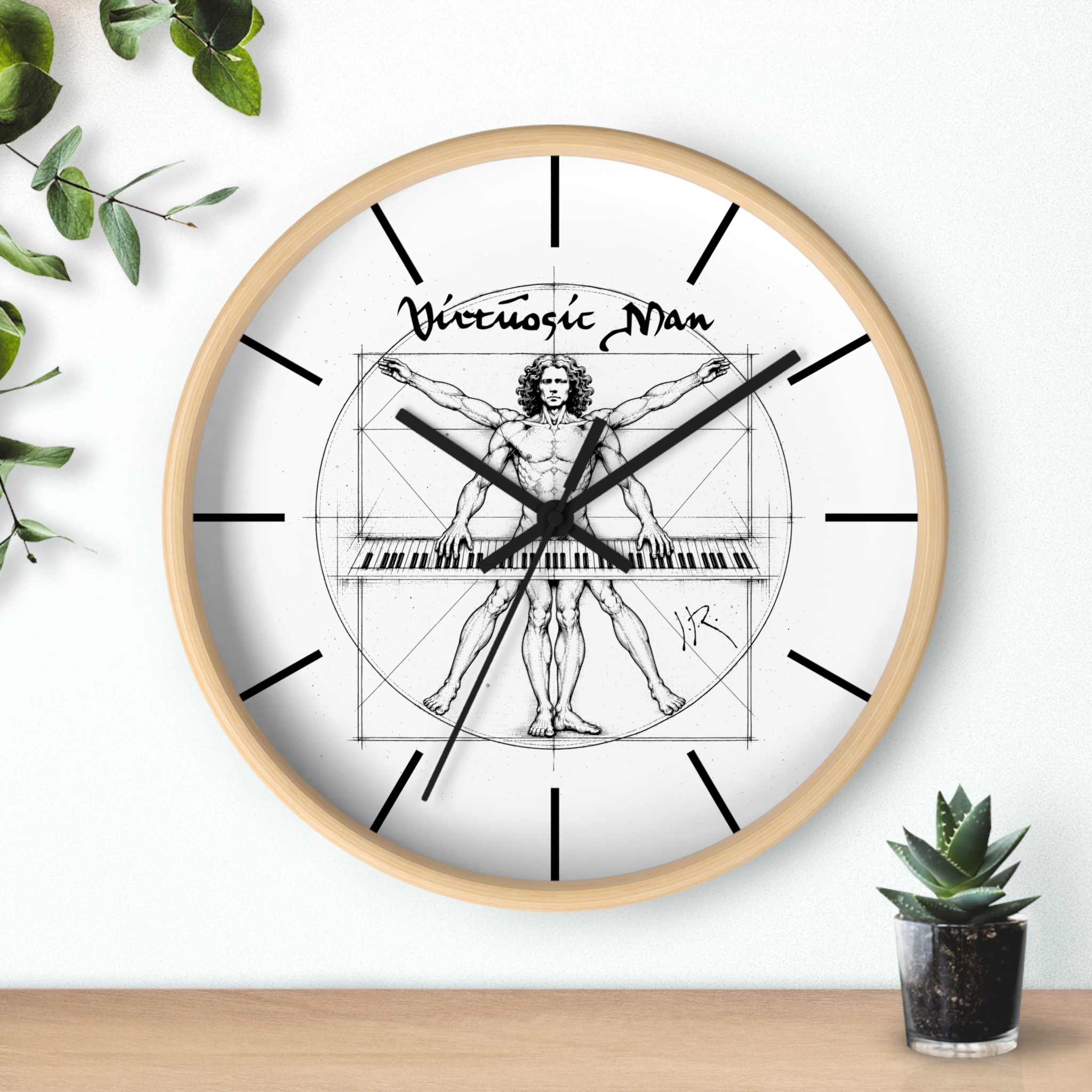 VIRTUOSIC MAN—JR Signature Wall Clock - Image 3