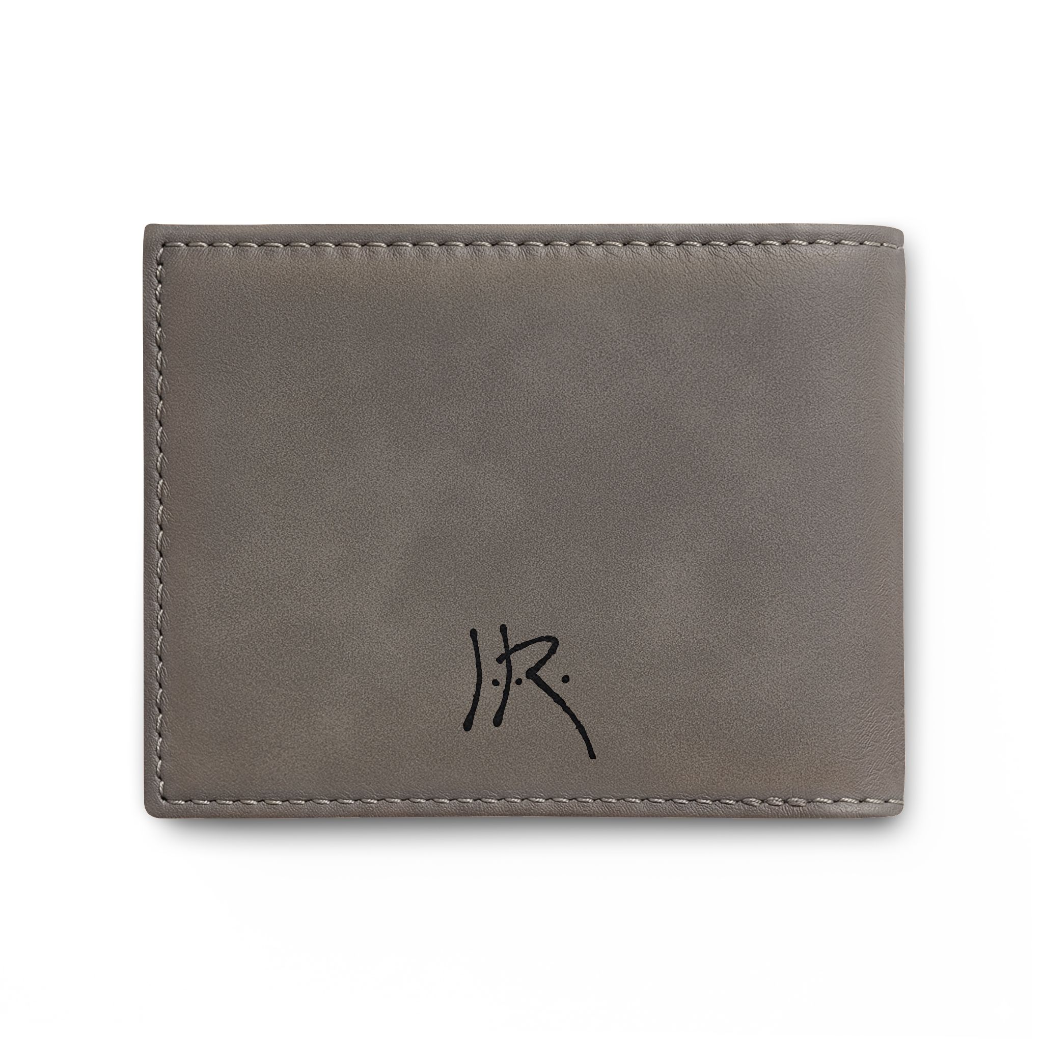 "INFINITE 88" WINGS—JR Signature Gold or Silver Engraved Vegan Leather-style Wallet - Image 4