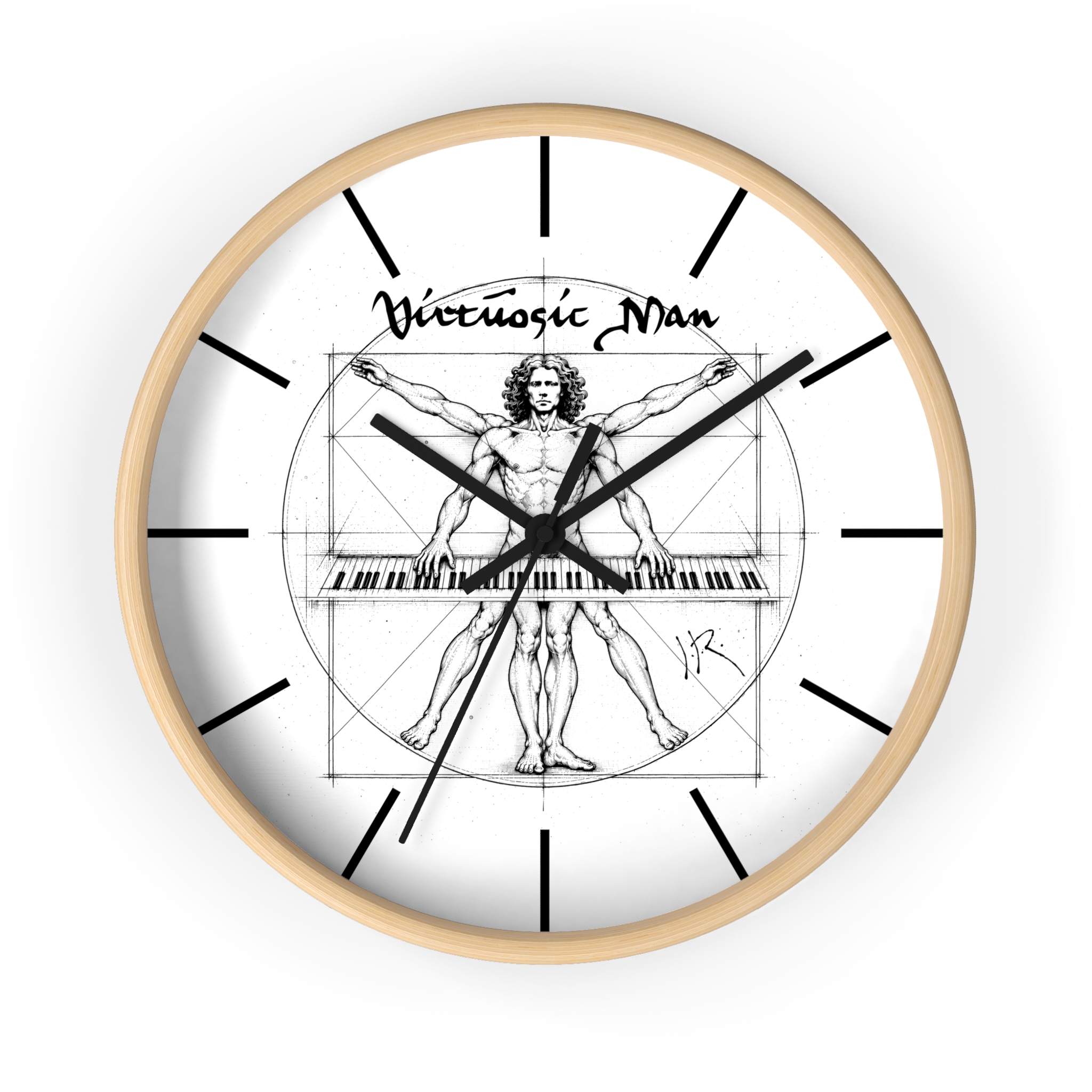 VIRTUOSIC MAN—JR Signature Wall Clock