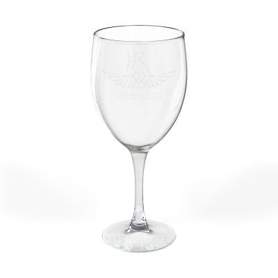 "INFINITE 88" WINGS—JR Signature Engraved Elegant Wine Glass